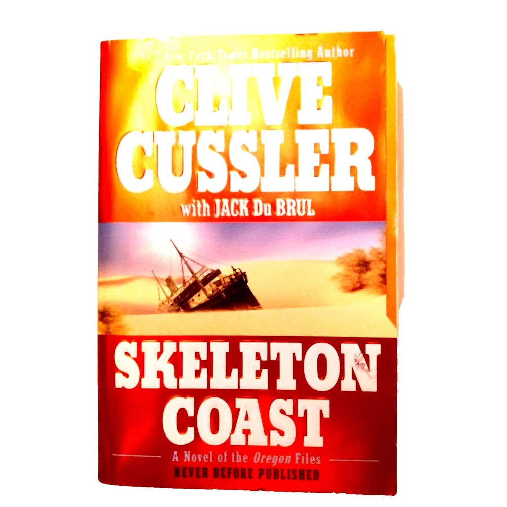 Clive Cussler w Jack Du Brul Skeleton Coast Oregon Files Best Seller Softcover